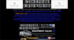 Desktop Screenshot of concreteequipmentinc.com